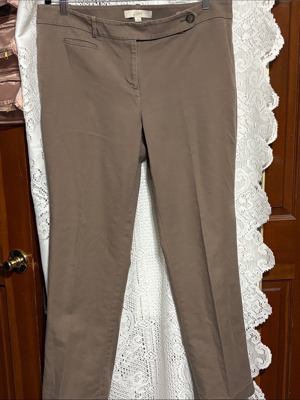 LOFT Brown Boot-Cut Women's Pants